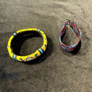 African Zulu Beaded Bracelets